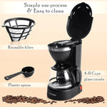 Load image into Gallery viewer, Mixpresso Drip Coffee Maker Coffee (6 Cups), Black