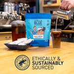 Load image into Gallery viewer, Stella Blue Cold Brew Coffee Bags, Big Cat Blend, Medium Roast Ground Coffee, Smooth, Bold and Refreshing 100% Arabica, 6 Brew Packets, Makes 24 Cups, Rainforest Alliance Certified
