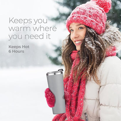 SIPX™ Triple-Insulated Tumblers - 16oz. Premium Modern Tumbler With Lid, insulated Cup Keeps Hot For 6 Hours, Stainless Steel Tumbler Made Of Sustainable Material, Coffee Travel Mug For Home & Office