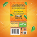 Load image into Gallery viewer, Twinings Orange &amp; Cinnamon Spice Herbal Tea Individually Wrapped Bags, 20 Count (Pack of 1), Naturally Caffeine-Free, Enjoy Hot or Iced, 20 Teabags
