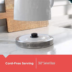 Load image into Gallery viewer, BLACK+DECKER 1.7L Cordless Electric Kettle, KE1560W, Premium Texture, Water Window, Rapid Boil, Auto Shutoff, White