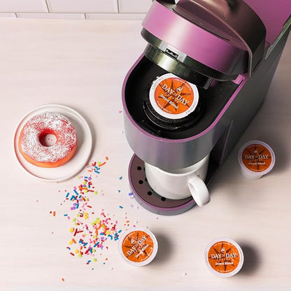 Day To Day 120-Count Donut Blend, Medium Roast Single Serve Coffee Pods for K-Cup Keurig Brewers