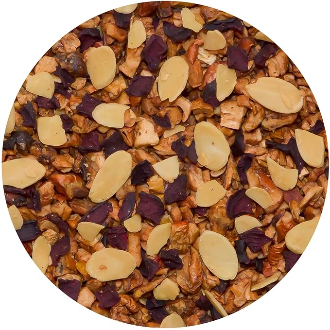Tiesta Tea - Nutty Almond Cream, Premium Loose Leaf, Cinnamon Almond Herbal Tea Blend, Non-Caffeinated, Make Hot or Iced & Brews Up to 25 Cups, 2.1 Ounce Resealable Pouch