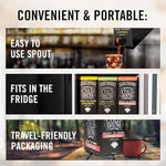 Load image into Gallery viewer, Java House Cold Brew Coffee on Tap – Premium 100% Arabica Decaf – Smooth Decaf with Chocolate &amp; Caramel Notes – 1 Gallon Box (16 Servings) – Ready to Drink, No Caffeine, No Brewing Required, Fridge-Friendly