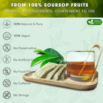 Load image into Gallery viewer, FreshDrinkUS, 40 Premium Soursop Graviola Fruit Tea Bags, 100% Natural and Pure from Soursop Fruits, Made With Natural Materials-Corn Fiber Tea Bag, Sugar/Caffeine/Gluten Free, Hoja Guanabana Tea