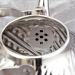 Load image into Gallery viewer, SANQIAHOME 2000ml stainless steel antique style teapot,with Infuser, thickened boiling kettle, lifting handle,Silver