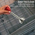 Load image into Gallery viewer, OVENTE Immersion Hand Blender, 300W Electric Handheld Portable Stick Mixer with 2 Mixing Speed and Stainless Steel Blades for Effortless Blending Smoothies, Shakes, Puree or Baby Food, Red HS560R