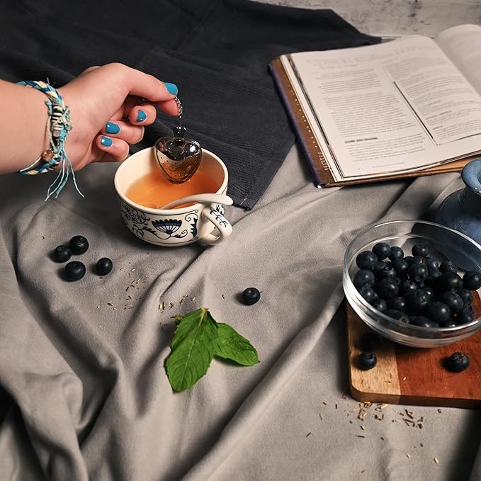 Organic Positively Tea Company, Blueberry Bliss Rooibos Tea, Loose Leaf, 4 Ounce