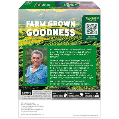 Green Mountain Coffee Roasters Dark Magic Coffee, Keurig Single-Serve K-Cup pods, Dark Roast, 96 Count