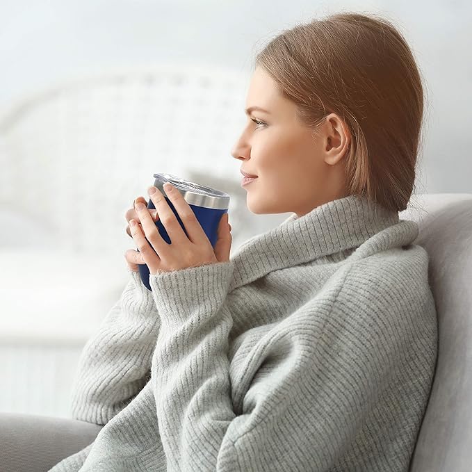 Tea Lovers Gifts Basket - Gift Set Include Temperature Retention Cup 12 Special Blend Teabags & Honey Presented in Beautiful Gift Bag For Women & Men - Birthday, Get Well, Thinking of You Care Package