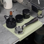 Load image into Gallery viewer, IKAPE Espresso Tamping Mat, Food Grade Silicone Coffee Tamper Mat, Portafilter Tamp Mat Espresso Accessory For Baristas, Waterproof Heat Resistant Tamping Pad Mat for Counter(Light Green)