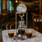 Load image into Gallery viewer, Nispira Luxury Ice Cold Brew Dripper Coffee Maker in Stainless Steel and Borosilicate Glass, 600 ml Silver