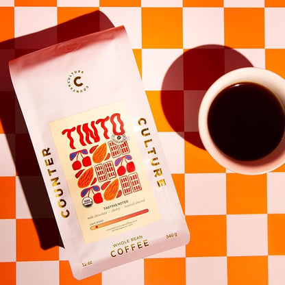Counter Culture Coffee - Certified Organic Whole Bean Coffee (Kosher) (Tinto)