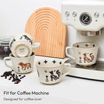 Load image into Gallery viewer, Ceramic Coffee Mug, 12 oz Novelty Unique Teacup with Handle, Stoneware Cup for Tea Mocha Latte Cappuccino Espresso (Bear)