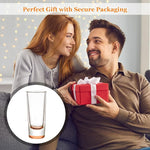 Load image into Gallery viewer, Ruckae 12 Pack 2oz Shot Glasses Set Gradient Colorful Shot Glasses Bulk with Heavy Base Bar Cylinder Glass Shot Cups for Vodka Tequila Whiskey Liquor Cocktail