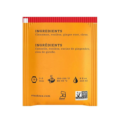 Stash Tea Spice Dragon Red Chai Herbal Tea, Box of 100 Tea Bags (Packaging May Vary)