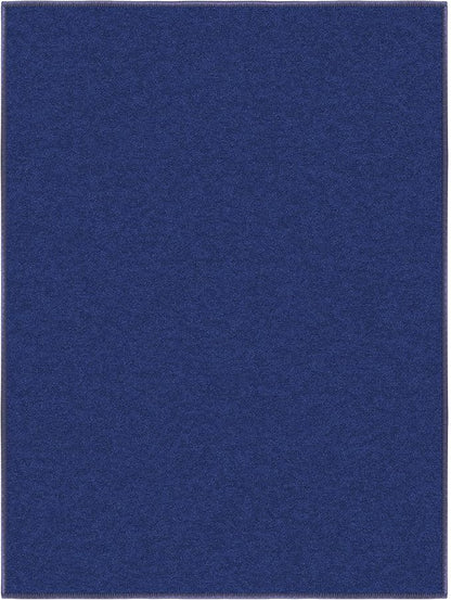 Ottomanson Rugs for Entryway 2'3" x 3' Non Slip Solid Small Area Rugs Durable Front Door Mat Rug Stain Resistant Entrance Rugs for Bathroom Kitchen Bedroom & Living Room, Navy