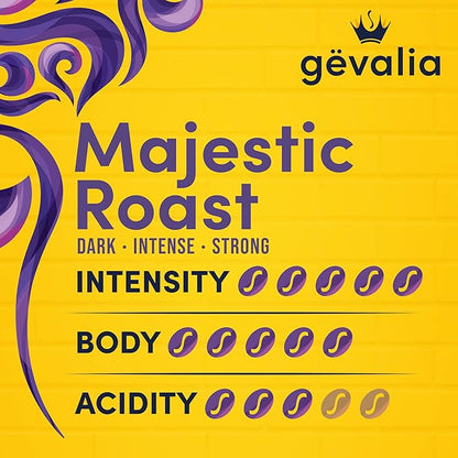 Gevalia Majestic Roast Bold Dark Roast K‐Cup Coffee Pods, 12 ct. Box