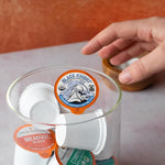 Load image into Gallery viewer, Fresh Roasted Coffee, Organic Black Knight Water-Processed Decaf | USDA Organic, Kosher | Dark Roast | 72 Pods for K Cup Brewers