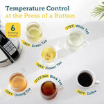 Load image into Gallery viewer, COSORI Electric Kettle Temperature Control with 6 Presets, 60min Keep Warm 1.7L Electric Tea Kettle &amp; Hot Water Boiler, 304 Stainless Steel Filter, Auto-Off &amp; Boil-Dry Protection, BPA Free, Black