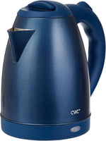 Load image into Gallery viewer, COOK WITH COLOR Electric Kettle - Rapid Boil, Sleek Design, and Safety Features - Great for Quick and Easy, Stainless Steel Blue, 1.7 Liters