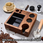 Load image into Gallery viewer, Espresso Knock Box, Espresso Tamping Station, Espresso Coffee Organizer Box Fit for Storage 51/54MM Espresso Tamper,Coffee Station Organizer for Countertop