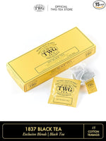 Load image into Gallery viewer, TWG Tea | 1837 Black Tea | Black Tea | Fruits &amp; Flowers | 15 Hand Sewn Cotton Tea Bags | Gift Set