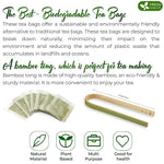 Load image into Gallery viewer, FreshDrinkUS, Premium 135 Tea Bags Tulsi Moringa Lemongrass, 100% Natural &amp; Pure from Tulsi Holy Basil Leaves, Moringa &amp; Lemongrass. Made with Natural Material Tea Bags. No Sugar, No Caffeine, Vegan.