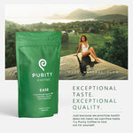 Load image into Gallery viewer, Purity Coffee EASE Dark Roast Low Acid Organic Coffee - USDA Certified Organic Specialty Grade Arabica Whole Bean Coffee - Third Party Tested for Mold, Mycotoxins and Pesticides - 12 oz Bag