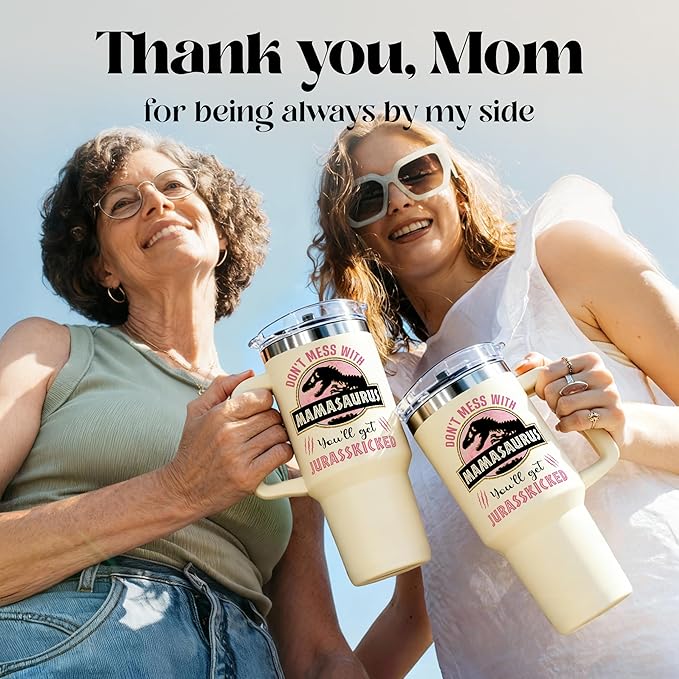 Christmas Gifts for Mom, Women - Gifts for Mom from Daughter, Son - Moms Birthday Gift Ideas - Cool Birthday gifts for Moms, Mothers, Women - Best mom Tumbler 40 Oz Stainless Steel moms Coffee Cup