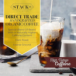 Load image into Gallery viewer, Organic Cold Brew Coffee Coarse Ground 1 LB - CRANK High Voltage Caffeine Dark Roast, Coarse Grind – By Stack Street