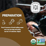 Load image into Gallery viewer, FGO Organic Pu'erh Tea, 100 Count, Eco-Conscious Black Tea Bags, Resealable Bag, Packaging May Vary (Pack of 1)