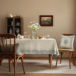 Load image into Gallery viewer, Designer Vintage Linen Elegant Extra Long Table Cloth Rectangular,Chinoiserie Floral Tablecloth,Durable Decor Table Cover for Dining Thanksgiving Kitchen Party,67"*118"-Segerman B