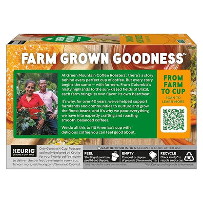 Green Mountain Coffee Roasters Cinnamon Honey Drizzle, Single-Serve Keurig K-Cup Pods, 6 Boxes of 10 (60 Count Total)