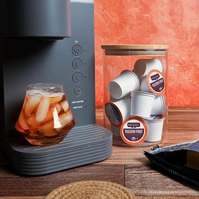 Organic Positively Tea Company, Passion Fruit Black Tea, K-Cup Compatible, 24 Pods