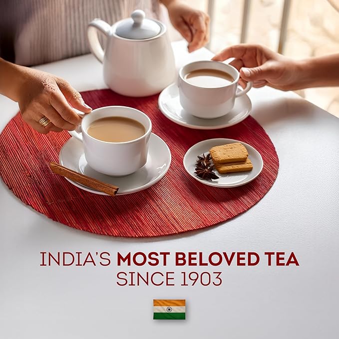 Brooke Bond Red Label | Premium Black Tea | Loose Tea | Rich Aroma | Compatible for Chai & Milk | 1800 Grams (Pack of 2)