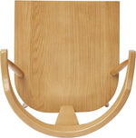 Load image into Gallery viewer, Poly &amp; BARK Mid Century Modern Enzo Dining Chair Solid Oak Wood Set of 2