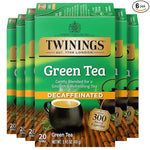 Load image into Gallery viewer, Twinings Decaffeinated Green Tea Individually Wrapped Bags, 20 Count (Pack of 6), Smooth Flavour, Enticing Aroma, Enjoy Hot or Iced, 120 Teabags