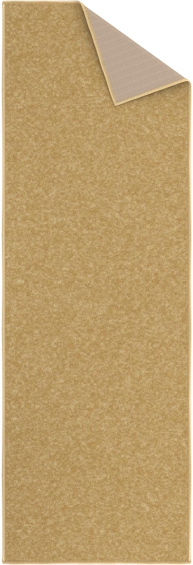 Ottomanson Hallway Runner Rug 20" x 59" Non Slip Solid Area Rugs Easy to Clean Laundry Rug Runner Durable & Pet Friendly Floor Carpet Runners for Hallways Entryway Living Room Kitchen, Beige