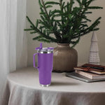 Load image into Gallery viewer, HASLE OUTFITTERS 30oz Tumbler With Handle, Insulated Travel Coffee Mug With Straw Leak-Proof Double Wall Stainless Steel Vacuum Tumblers Metal Cup with Straw for Hot and Cold Drink