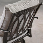 Load image into Gallery viewer, Oakland Living Aluminum Outdoor Swivel Club Finish with Thick Grey Polyester Cushions (Set of 2) Deep Seating Rocking Chairs, Antique Copper (AZRICA-2CHAIR-AC)