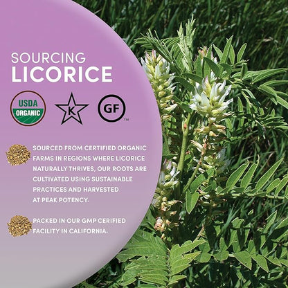 Worldwide Botanicals Organic Licorice Root – 1 lb – 100% Glycyrrhiza glabra –Palo Dulce, Regaliz – Cut & Sift, Naturally Sweet and Soothing, Harmonizing Tea – 16 ounces