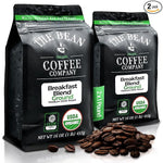 Load image into Gallery viewer, The Bean Organic Coffee Company Breakfast Blend, Medium Dark Roast, Whole Bean Coffee, 16-Ounce Bags (Pack of 2)
