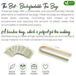 Load image into Gallery viewer, FreshDrinkUS, Premium 75 Papaya Leaf Tea Bags, 100% Natural &amp; Pure from Papaya Leaves. Loose Leaf Herbal Tea. Made with Natural Material Tea Bags. No Sugar, No Caffeine, No Gluten, Vegan.