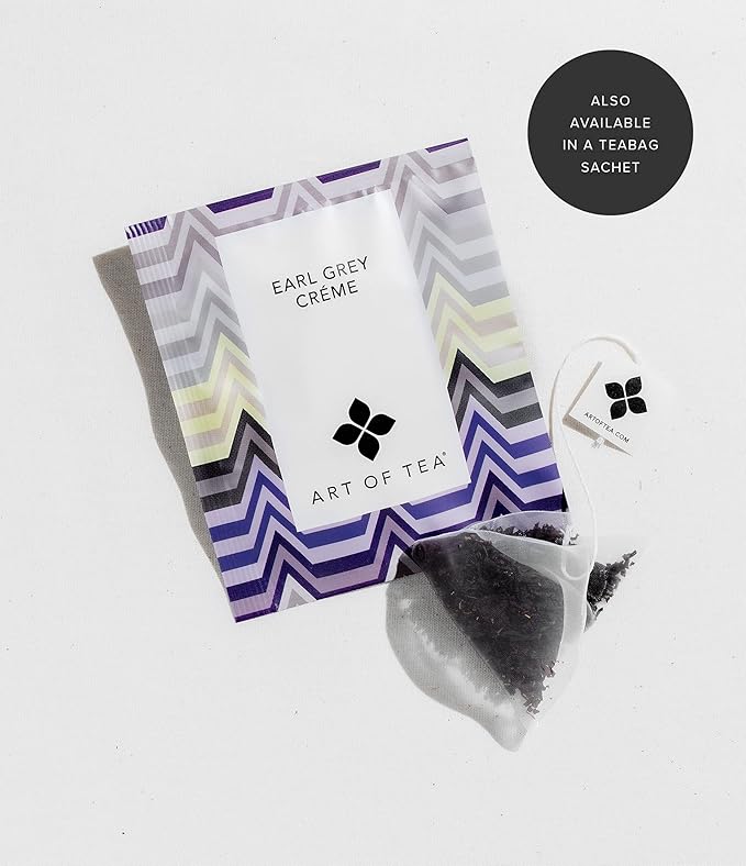 Art of Tea | Organic Earl Grey Creme Tea 2.5oz | Artisan Loose Leaf Tea Tin