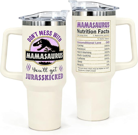 Christmas Gifts for Mom, Women - Gifts for Mom from Daughter, Son - Cool Birthday gifts for Moms, Mothers, Women - Moms Birthday Gift Ideas - Best mom Tumbler 40 Oz Stainless Steel moms Coffee Cup