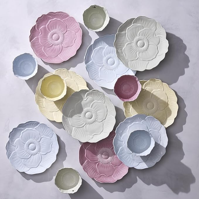 Lenox 897768 Butterfly Meadow Floral Accent Plates, Pink, Set of 4