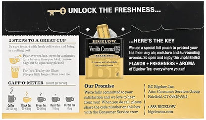 Bigelow Vanilla Caramel Black Tea (20 Teabags)