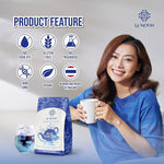 Load image into Gallery viewer, LA MOON TEA Blue Thai Tea Mix - Traditional Loose Leaf Thai Tea Mix from Butterfly Pea Flower and Assam Black Tea for Home-made Blue Thai Iced Tea, Boba Tea &amp; Latte - No Food Dye, 7.05 Oz.