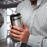 Load image into Gallery viewer, DISCOUNT PROMOS Stainless Steel Tumblers 16 oz. Set of 6, Bulk Pack - Perfect for Coffee, Soda, Other Hot &amp; Cold Beverages - Silver